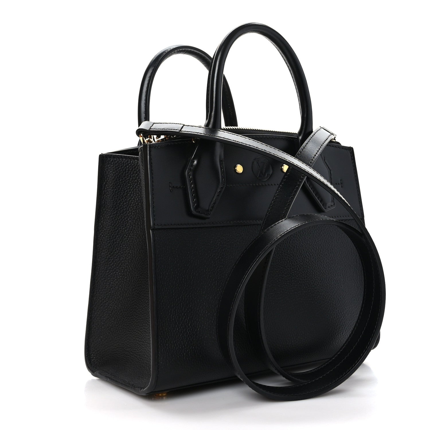 Louis Vuitton Calfskin City Steamer Mini Black 3 of 8