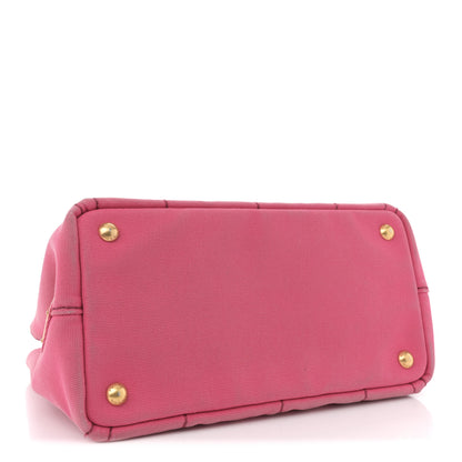 Prada Canapa Small Logo Tote Peonia 3 of 10