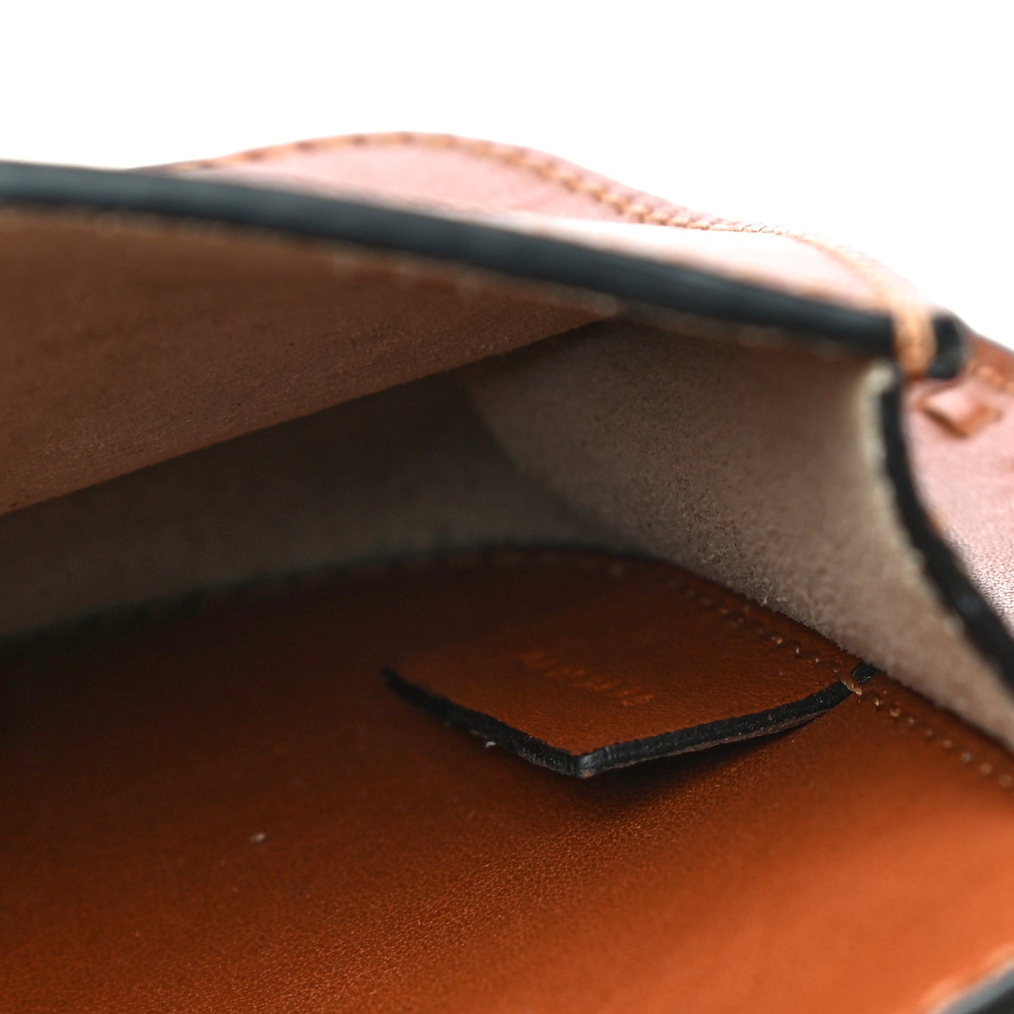 Calfskin Hudson Fringe Shoulder Bag Caramel
