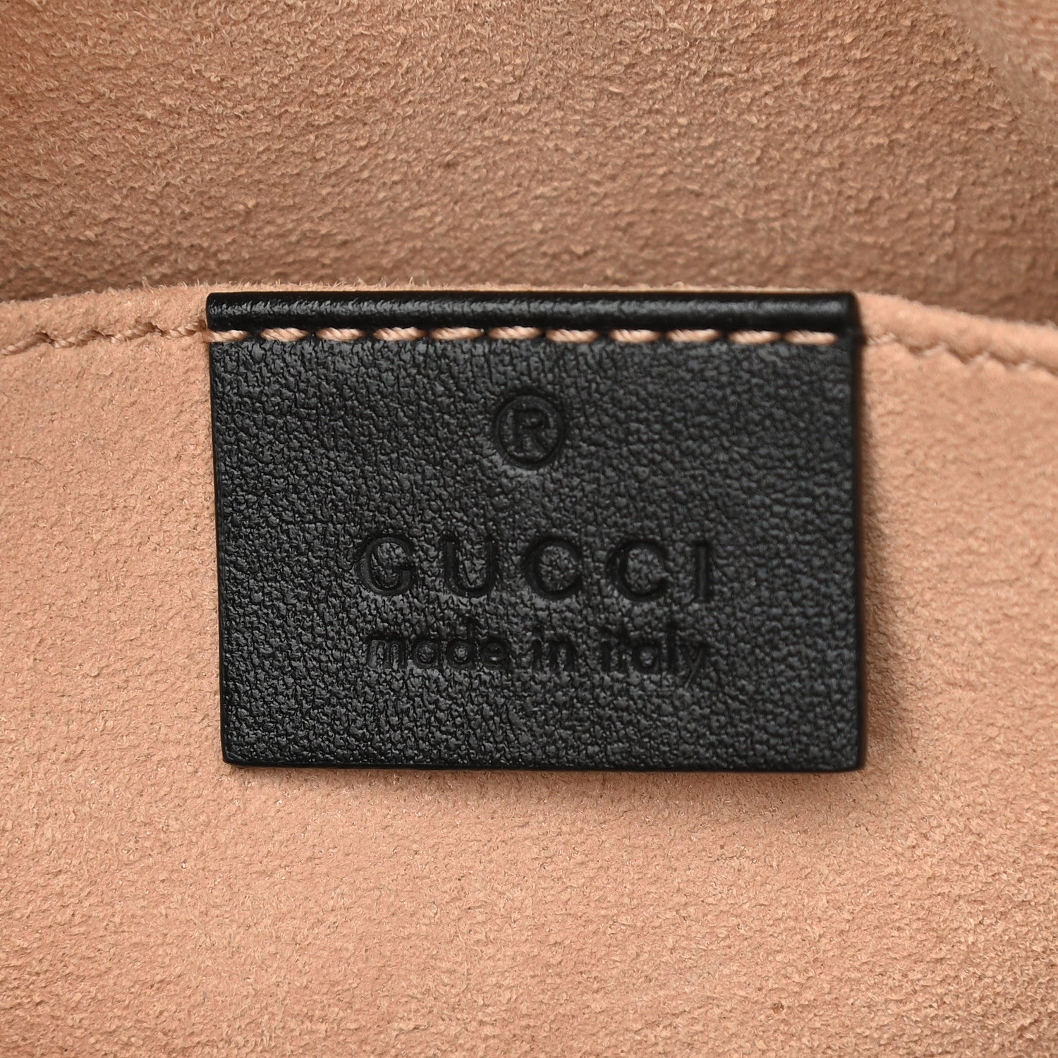 Gucci Calfskin Matelasse Small GG Marmont Chain Shoulder Bag Black 6 of 10
