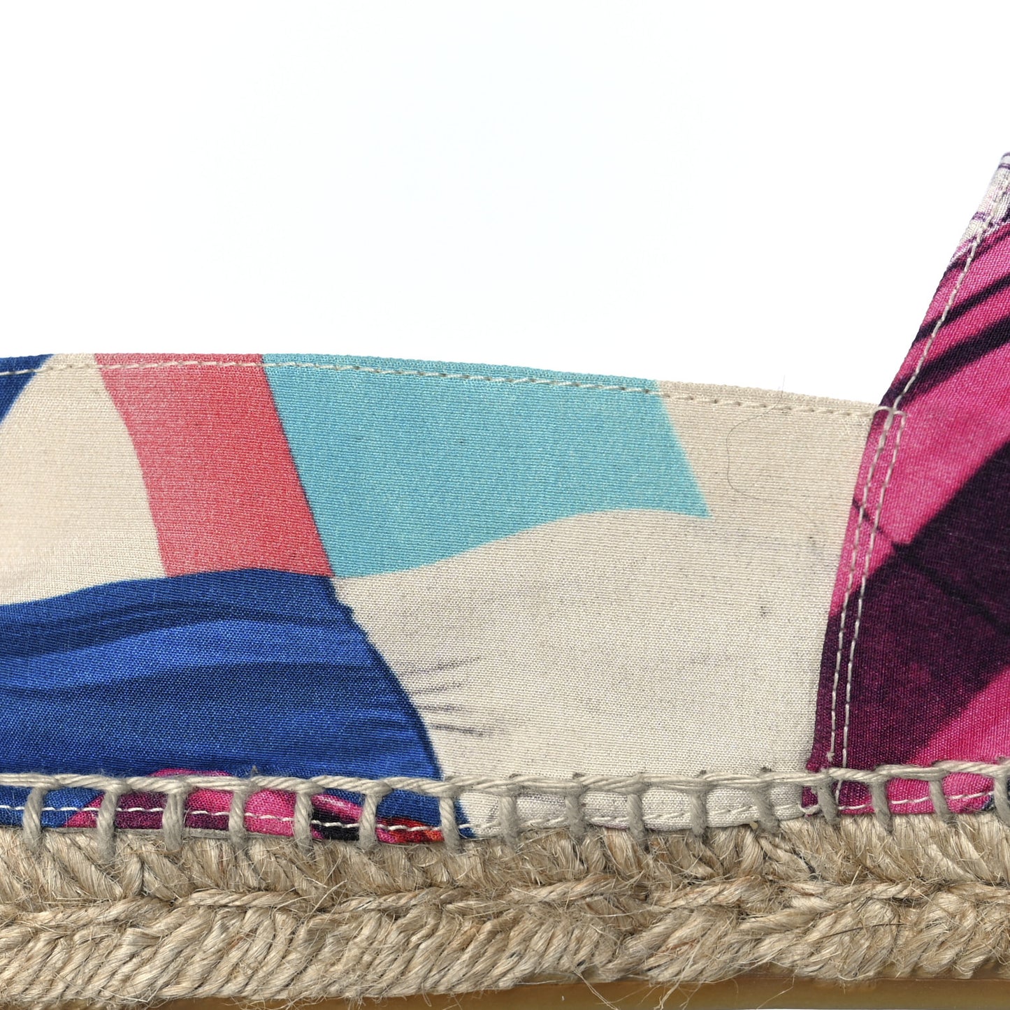 Fabric Patent CC Espadrilles 38 Multicolor Black