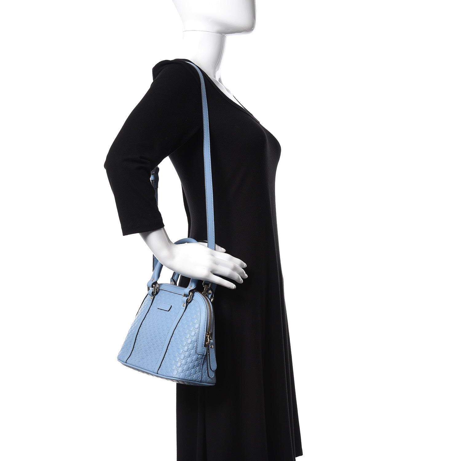 Gucci Microguccissima Mini Dome Bag Mineral Blue 2 of 12