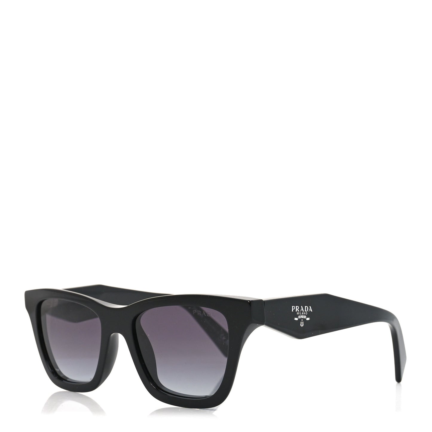 Acetate Square Sunglasses SPR C07 Black