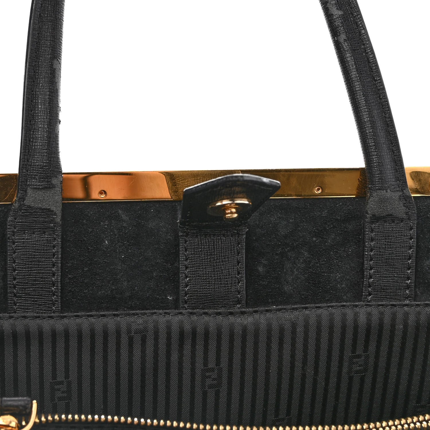 Fendi Vitello Elite Regular 2Jours Tote Black 17 of 17