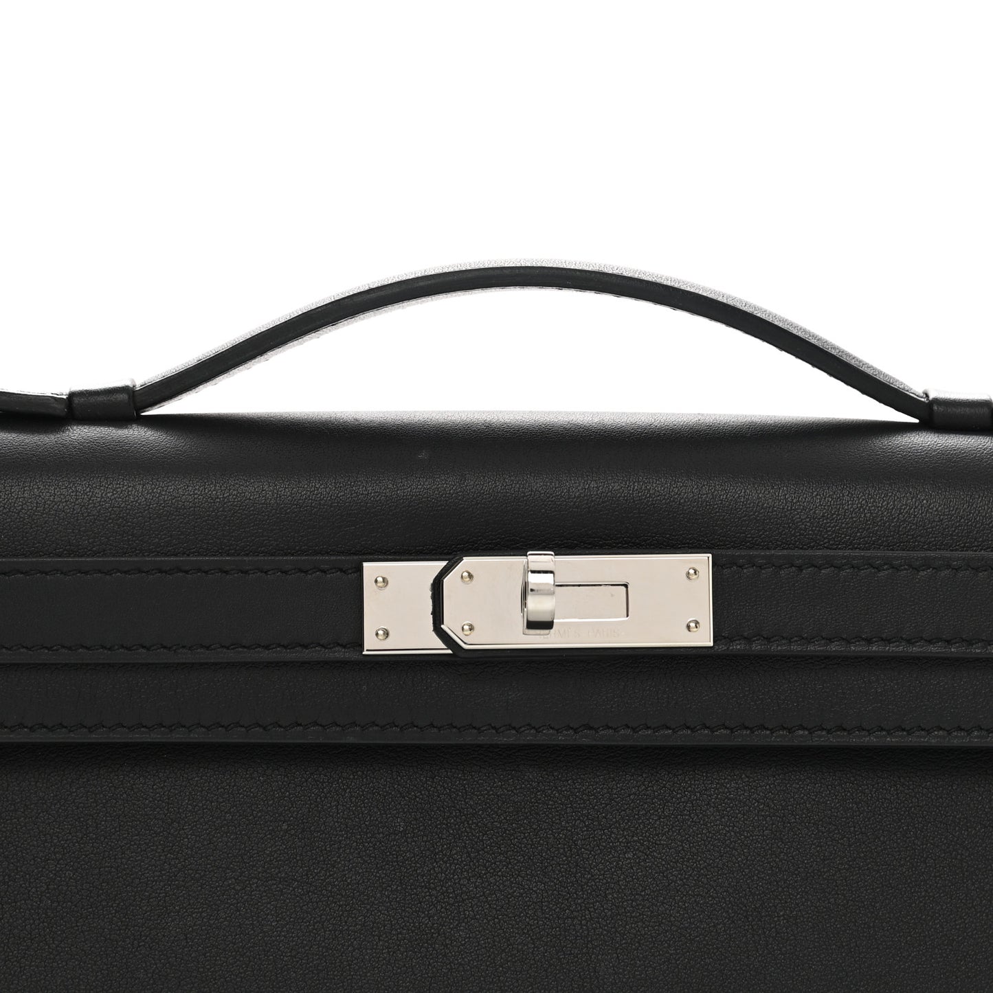 Swift Kelly Cut Clutch Pochette Black