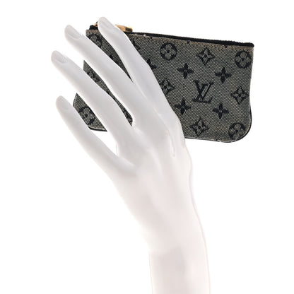 Louis Vuitton Mini Lin Key Pouch Blue 2 of 7
