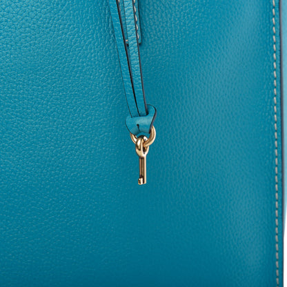 Marc Jacobs Grained Calfskin Grind Shopper Tote Blue 11 of 12