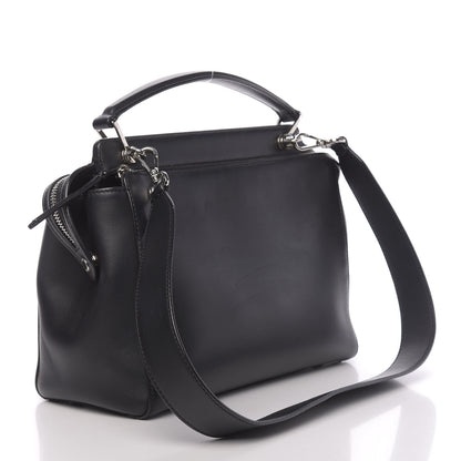 Fendi Vitello Baltico Dolce DotCom Satchel Black 2 of 10