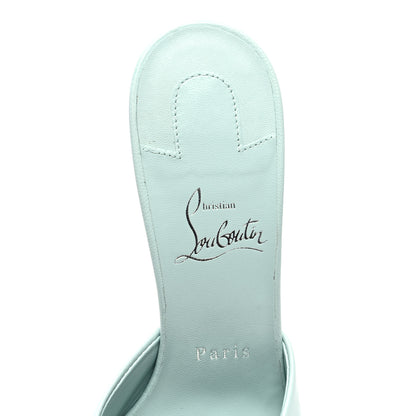 Christian Louboutin Nappa Me Dolly 100 Sandals 38.5 Iceberg 7 of 8