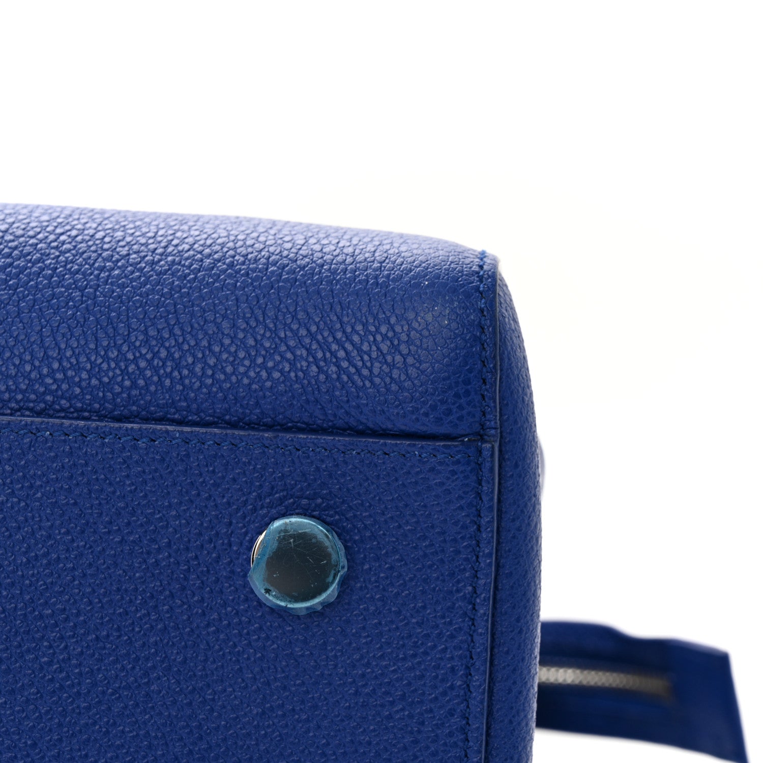 Saint Laurent Calfskin Medium Rive Gauche Cabas Outremer 13 of 17