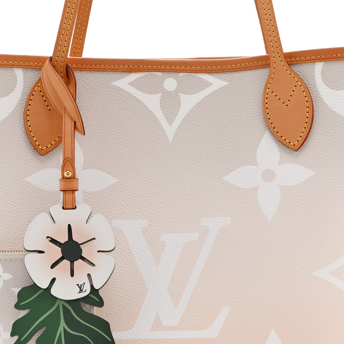 Monogram Giant By The Pool Neverfull MM Brume
