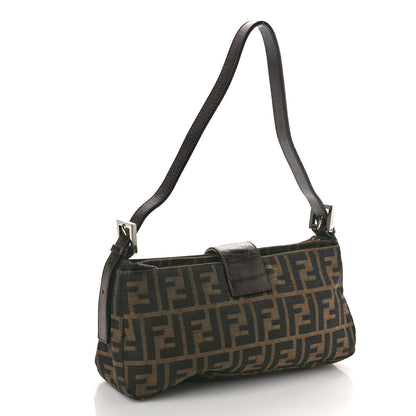 Fendi Zucca Baguette Shoulder Bag Tobacco 2 of 10