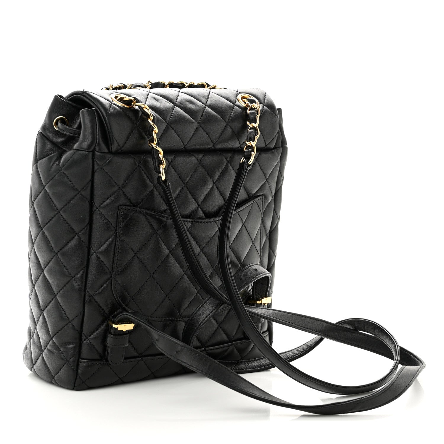 Chanel Lambskin Quilted Small Urban Spirit Backpack Black 3 of 11