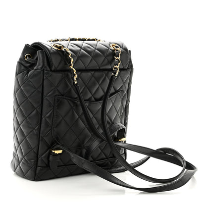 Chanel Lambskin Quilted Small Urban Spirit Backpack Black 3 of 11