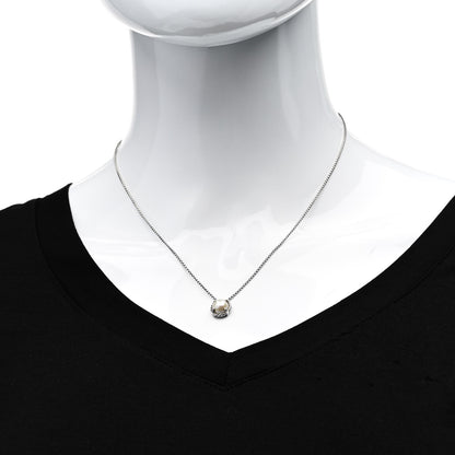 David Yurman Sterling Silver Pearl 8mm Petite Chatelaine Pendant Necklace 2 of 4