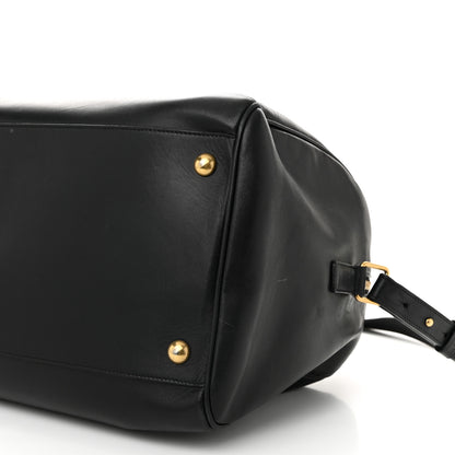 Saint Laurent Calfskin Classic Duffle 12 Black 10 of 12