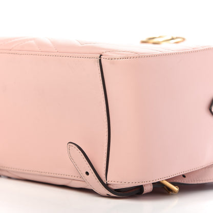 Gucci Calfskin Matelasse GG Marmont Dome Backpack Perfect Pink 6 of 11