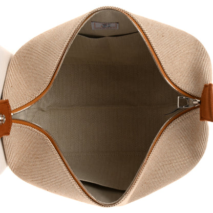 Hermes Canvas Large Bride-A-Brac Cabriole Case Biscuit 5 of 7