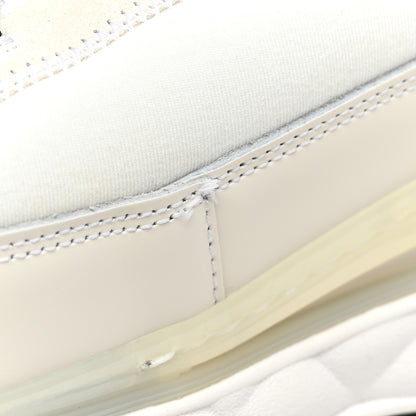 Chanel Velvet Calfskin Mixed Fibers Mens CC Sneakers 46 Ivory Black 11 of 12