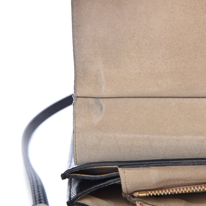Chloe Calfskin Diamond Embossed Medium Faye Shoulder Bag Black 11 of 16