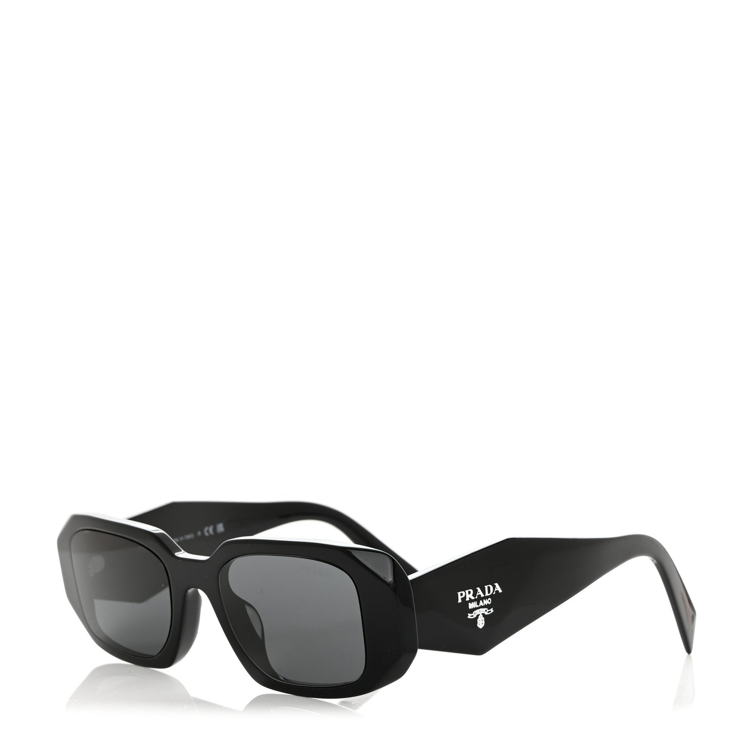 Acetate Symbole Sunglasses SPR 17W Black