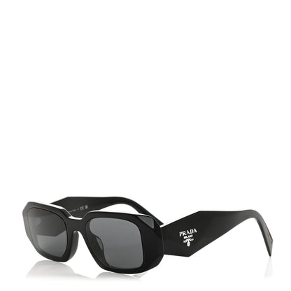 Prada Acetate Symbole Sunglasses SPR 17W Black 1 of 8