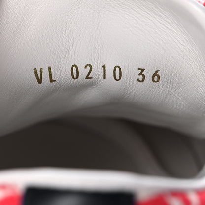 Louis Vuitton Canvas Escale Stellar Sneakers 36 Red 8 of 8