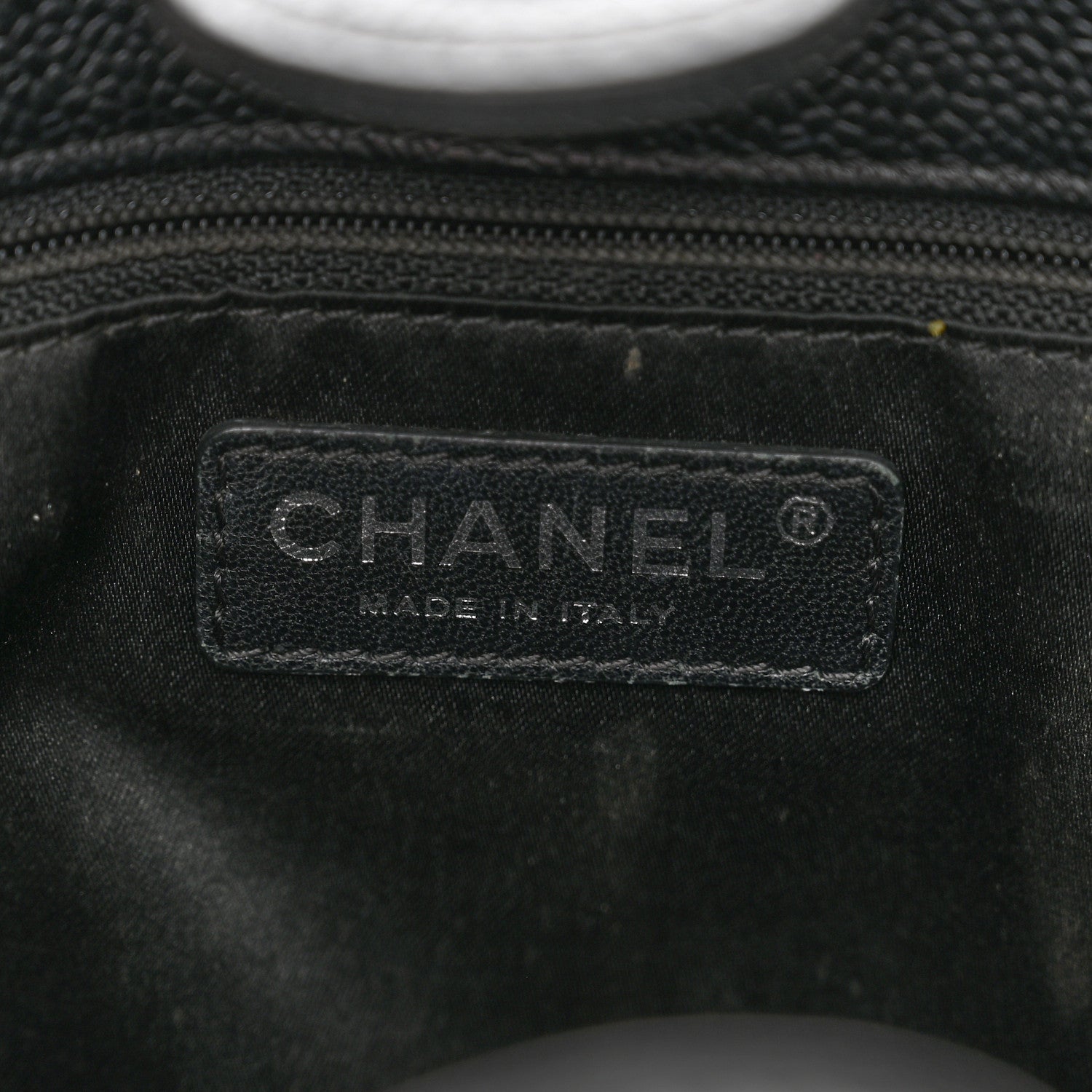 Chanel Caviar Quilted Petit Shopping Tote PST Black 6 of 10
