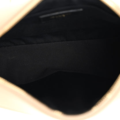 Saint Laurent Calfskin Matelasse Monogram Lou Camera Bag Dark Latte 5 of 13