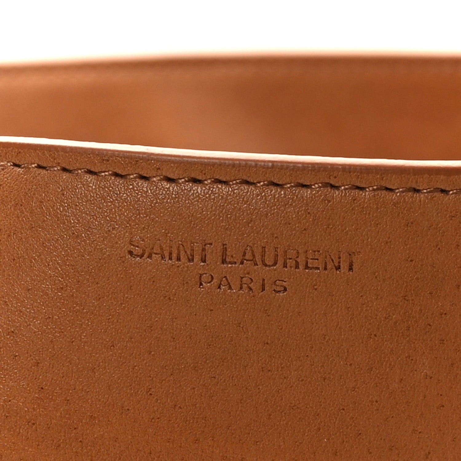 Saint Laurent Calfskin Tag Hobo Tan 7 of 10