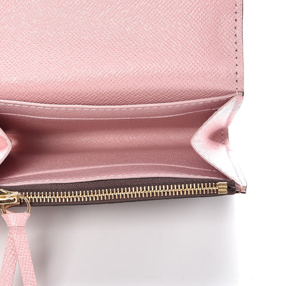 Louis Vuitton Damier Ebene Rosalie Coin Purse Rose Ballerine 5 of 7