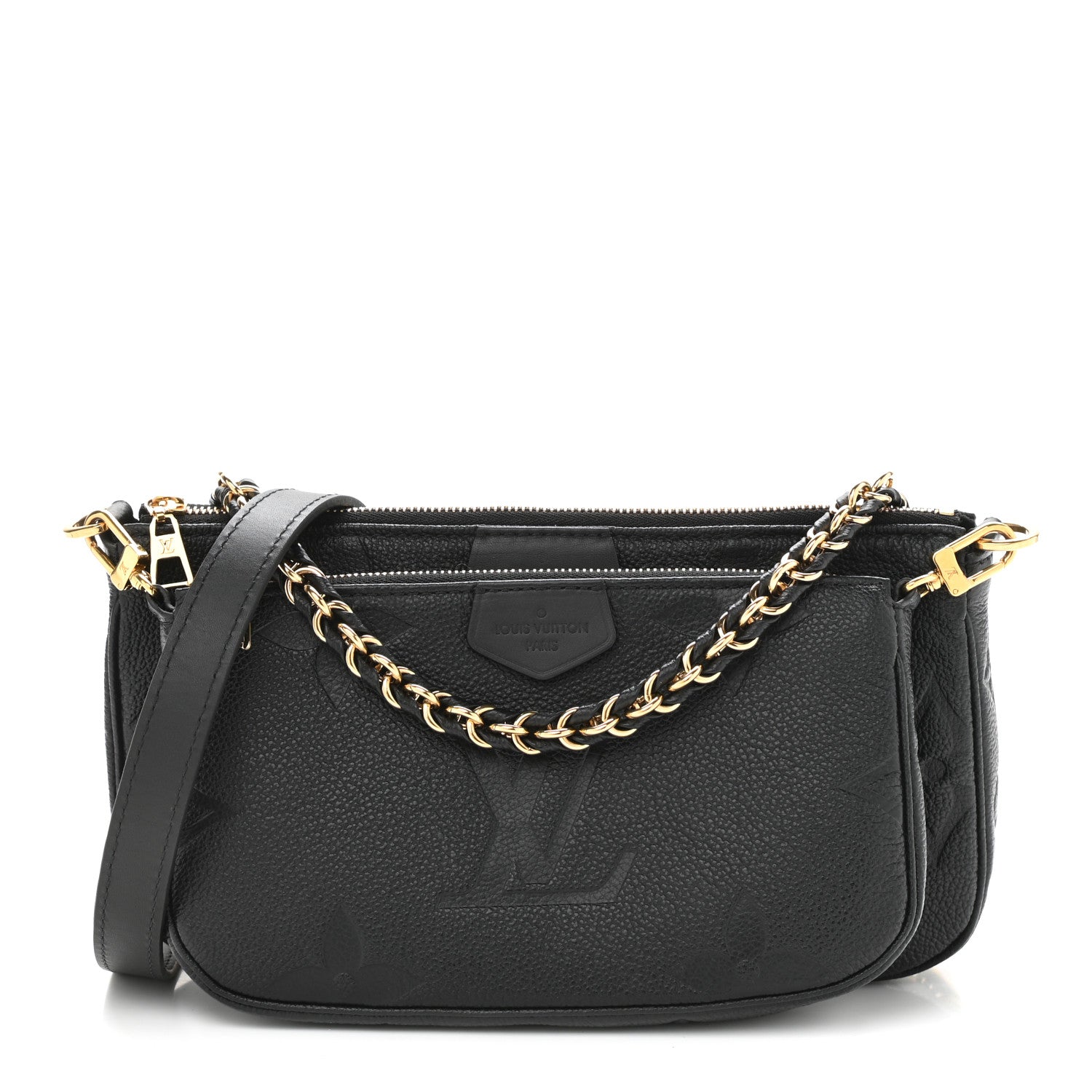 Louis Vuitton Empreinte Monogram Giant Multi Pochette Accessories Black 1 of 12