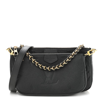 Louis Vuitton Empreinte Monogram Giant Multi Pochette Accessories Black 1 of 12