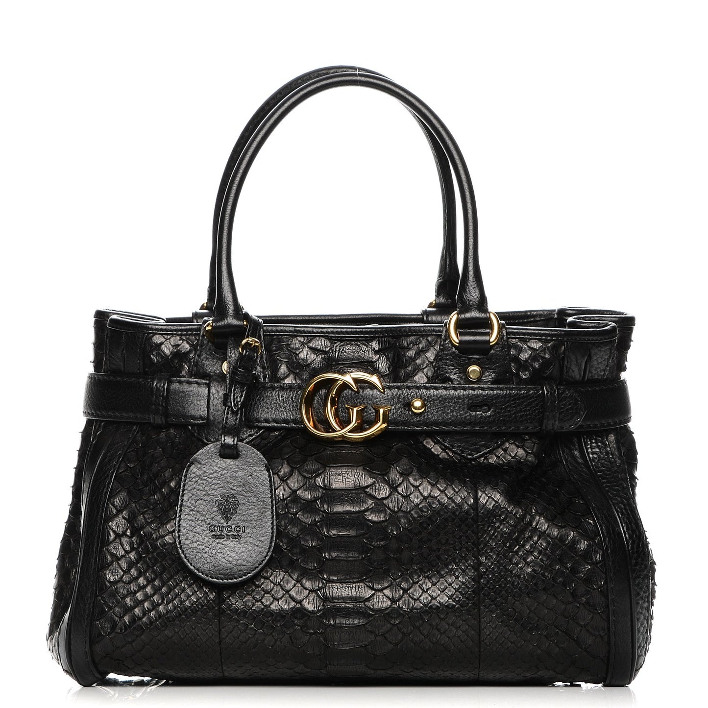 Python Medium GG Running Tote Black