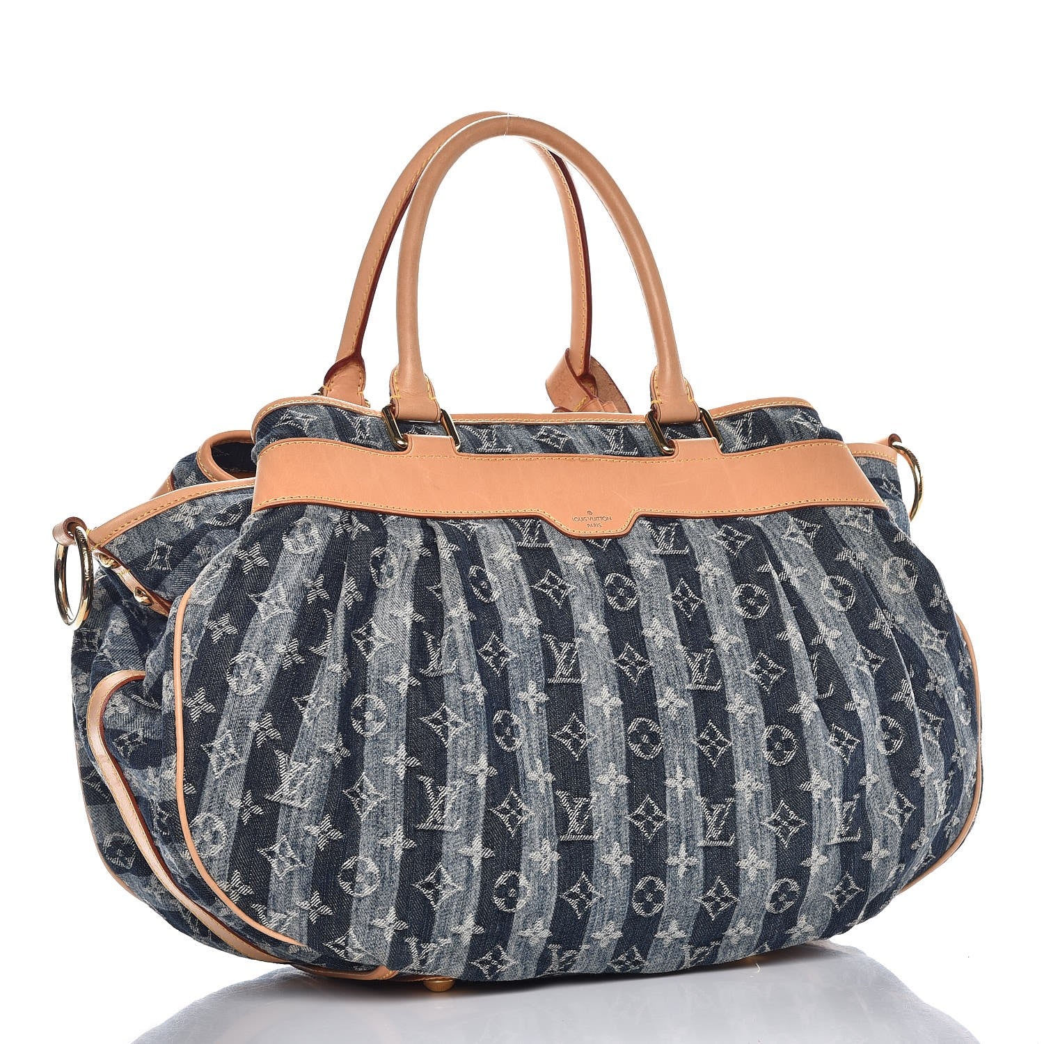 Louis Vuitton Denim Raye Cabas GM 3 of 11