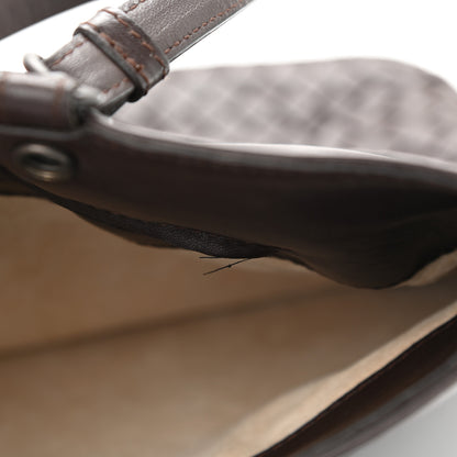 Bottega Veneta Nappa Intrecciato Flat Shoulder Bag Ebano 11 of 12