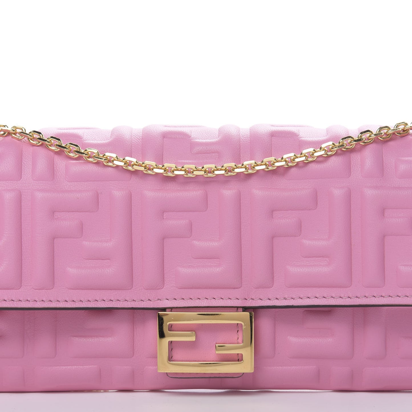 Nappa Matisse FF Embossed Continental Wallet On Chain Lollypop