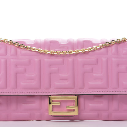 Fendi Nappa Matisse FF Embossed Continental Wallet On Chain Lollypop 9 of 12