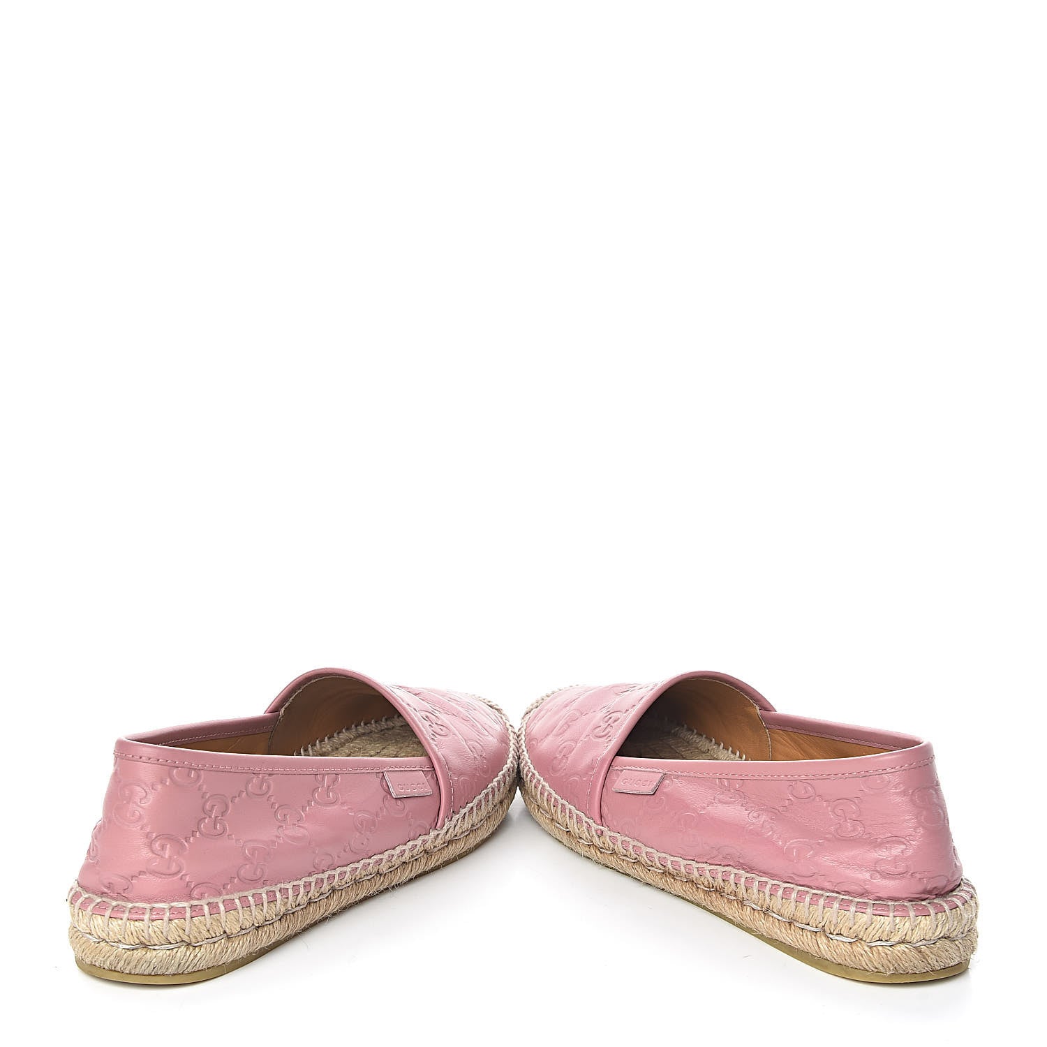 Gucci Guccissima Signature Espadrilles 38 Rose Baby Candy 6 of 13