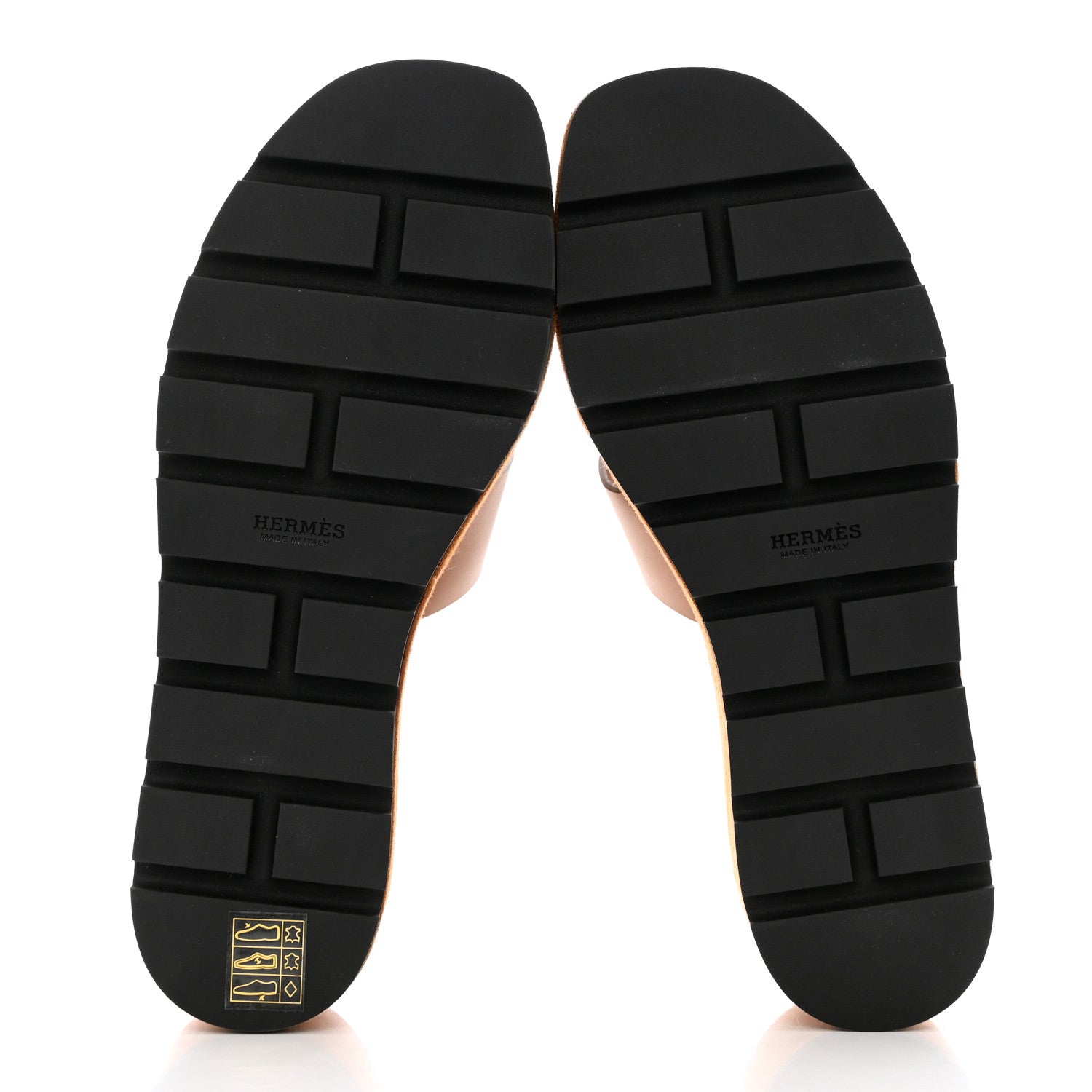 Hermes Calfskin Suede Eze 30 Sandals 38 Naturel 5 of 9