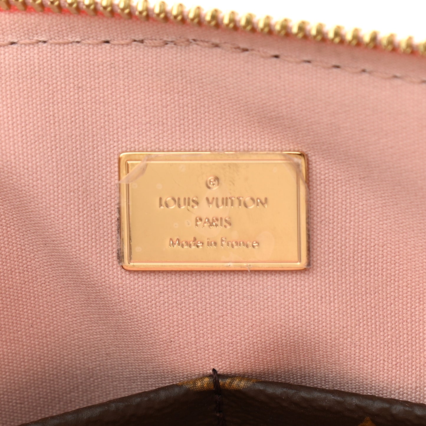 Patent Calfskin Miroir Tote Rose Ballerine