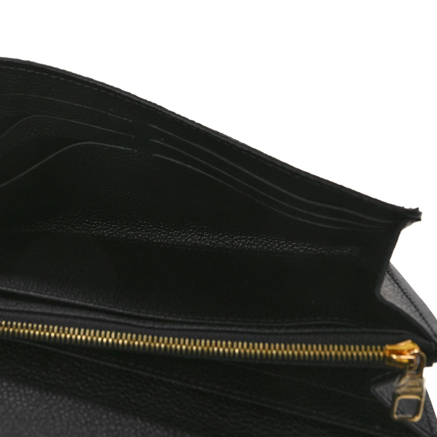 Monogram Empreinte Giant Sarah Wallet Black Beige