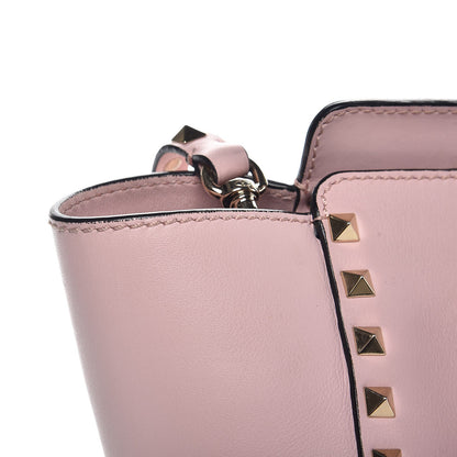 Valentino Garavani Vitello Small Rockstud Double Handle Tote Water Rose 10 of 15