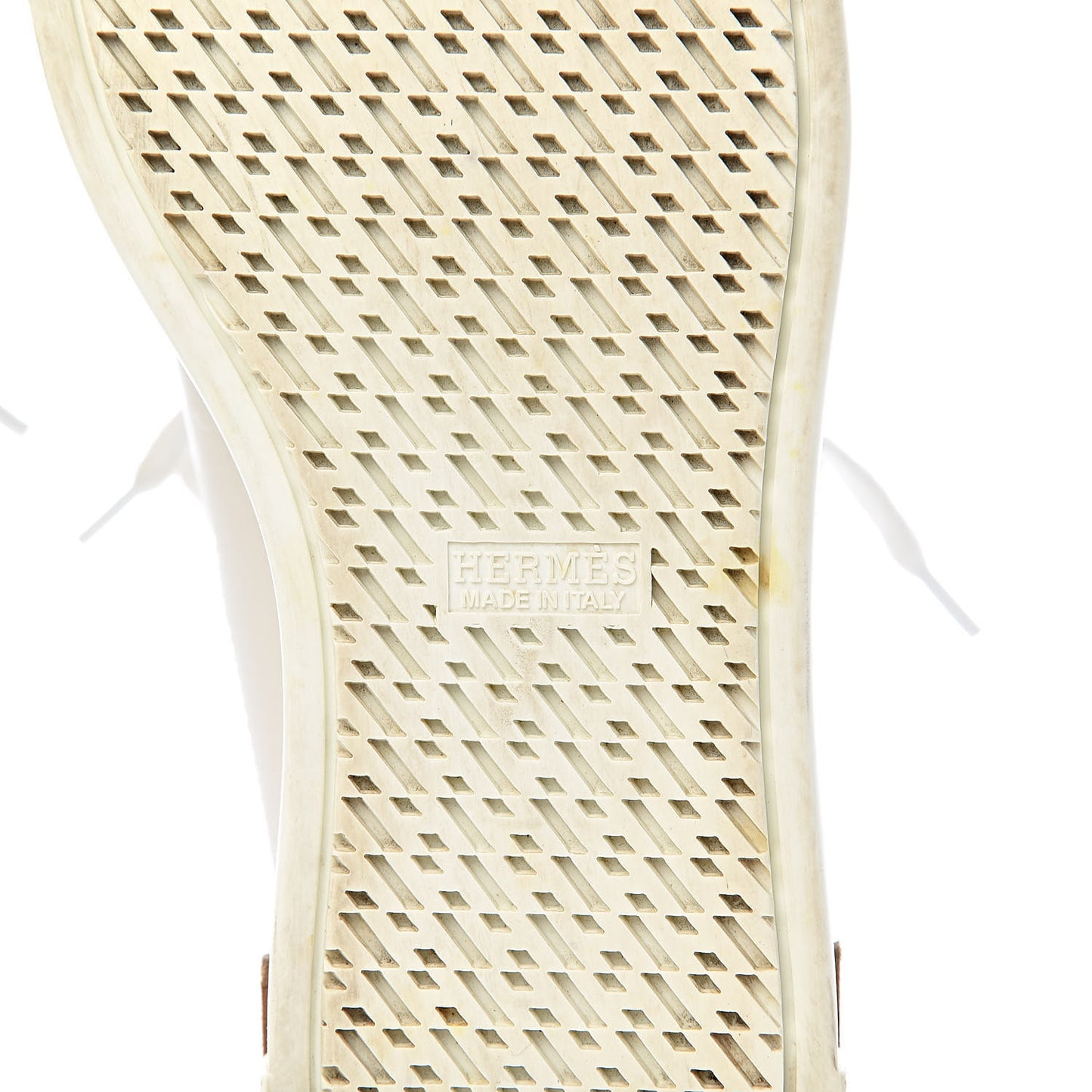 Calfskin Polo Sneakers 36.5 White