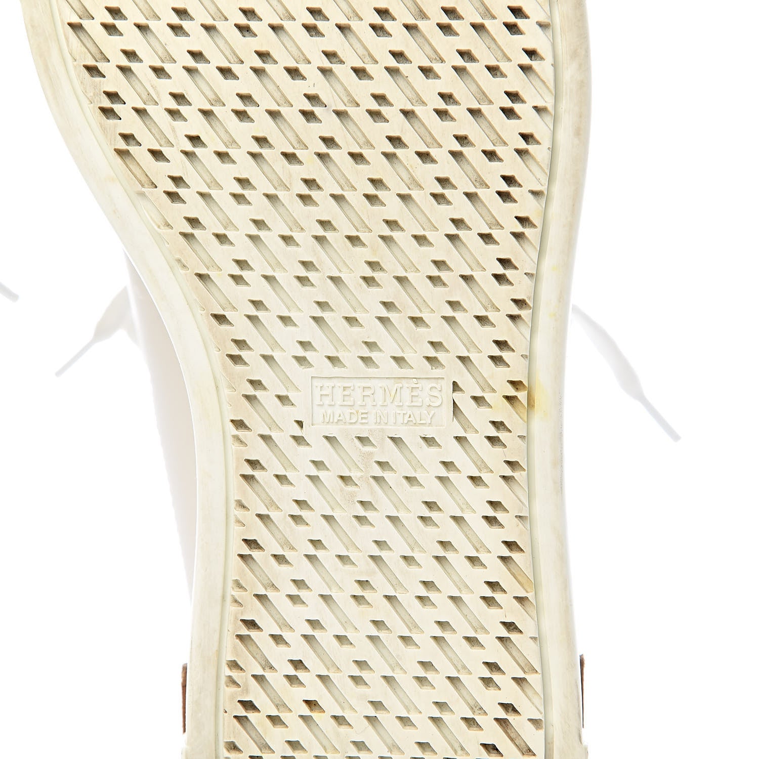 Hermes Calfskin Polo Sneakers 36.5 White 8 of 14