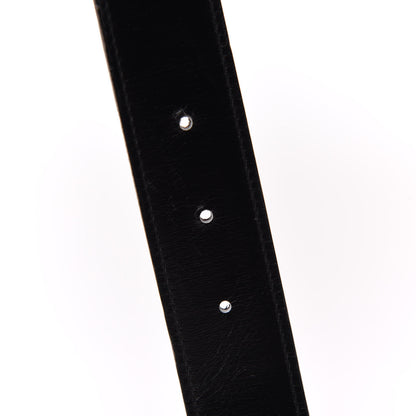 Hermes Box Togo 32mm H Belt 85 Black Chocolate 5 of 5