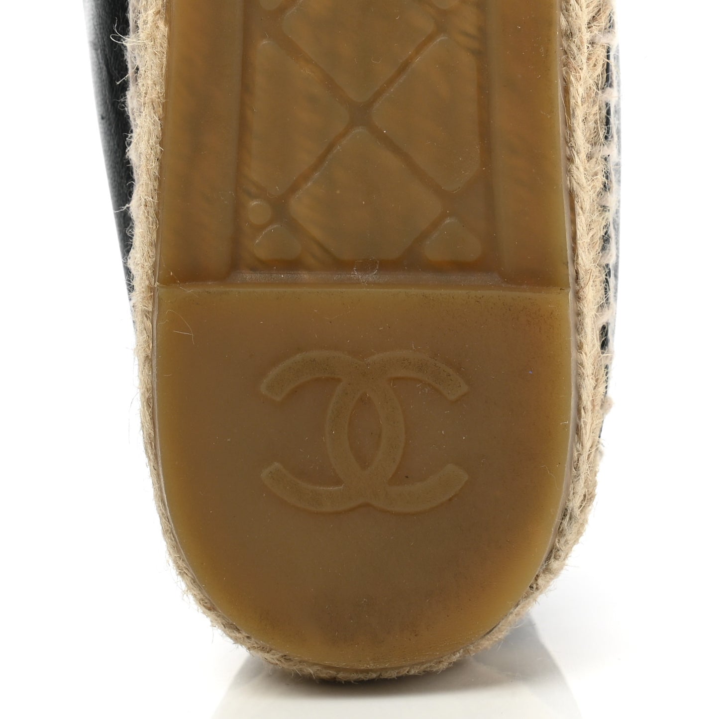 Lambskin CC Espadrilles 39 Black