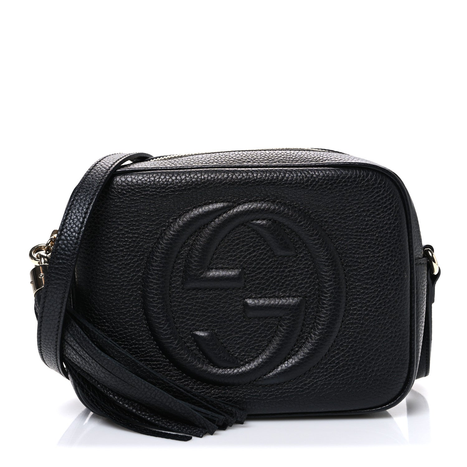 Gucci Pebbled Calfskin Small Soho Disco Bag Black 1 of 12