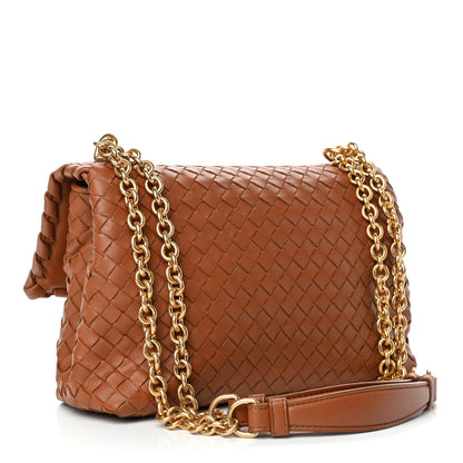 Bottega Veneta Nappa Intrecciato Small Olimpia Shoulder Bag Noce 2 of 4