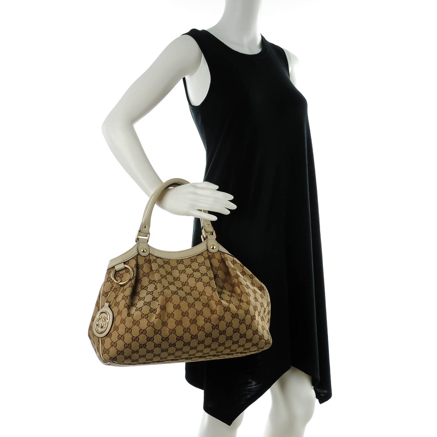 Monogram Medium Sukey Tote Off White